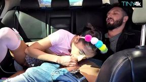 Sona Bella Hooks Up With Big Cock On The Ride Home