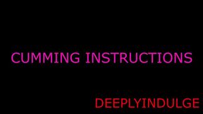 CUMMING INSTRUCTIONS (AUDIOROLEPLAY) LISTEN TO MY INSTRUCTIONS