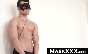 MaskXXX.com - Big dick striper Nick Vargas's jacking off the proper way solo