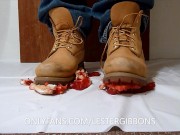 Crushing 6 Jelly Donuts with Timberland Boots