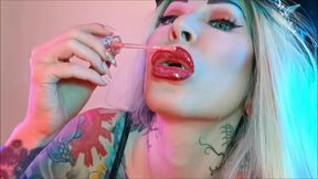 Spit, Lip gloss and fangs - Vampire VORE, POV