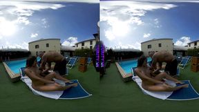 PURITYVR Three lesbian goddesses with Guilia, Benny, and Ale