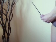 Straw in cock - Twink cock sounding experiment