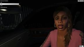 Public pickup with a dirty San Andreas slut