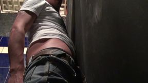 227 / suker dick in glory holes of toilett of bar