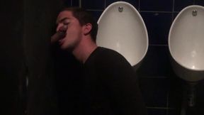 227 / suker dick in glory holes of toilett of bar