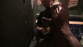 227 / suker dick in glory holes of toilett of bar