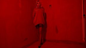 5102 Amber in Sweater and stockings 1