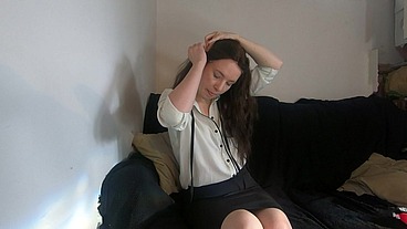 The process of hiding my shaved head under my super realistic wig so I can masquerade as a normal person for a bit ?