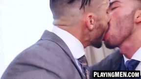 Pol Prince and Rafael Ferreira's horny kissing and ass pounding
