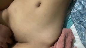 I stick my fingers deep inside my roommate &mdash;  it's so wet and big  Teen18