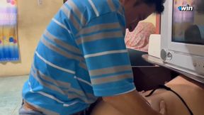 Perverted stepdad sucks and fucks his 18-year-old Latina stepdaughter