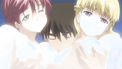 Big-titted cartoon babe gets her massive jugs covered in cum in hot hentai sex movie