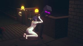 got an ender girl in my back yard - minecraft hentai parody