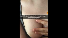 18 year old German Girl cheats on boyfriend with Best Friend Snapchat