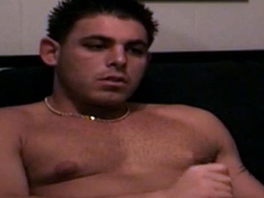 Straight guy enjoys solo masturbating