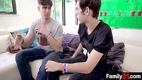 Stepdad Finds His Stepson Fuck His School Friend 6 Min