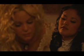 Kaylani Lei And Carmen Luvana Have Orgasmic Lesbian Sex On The Sofa