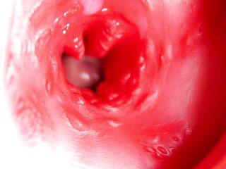 This marvelous twat is palpitating and squeezing my wang! Camera inside the gap!