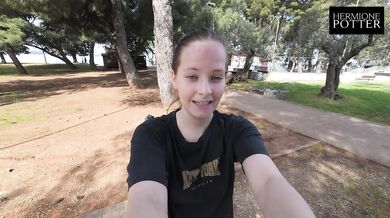 Hermione Potter Cute Teen Gushing Squirt Cum Tits Doggy Vlog