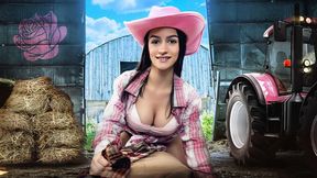 City girl turned farm slut rides dick in riding position position