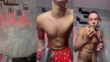 Testando meu vibrador novo