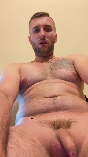 In His White Sexy Thong