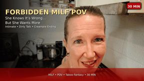 Stepmoms Late Night Fantasy Turns Into Real POV Creampie