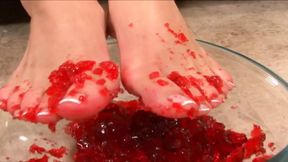 French manicure food fucking sex