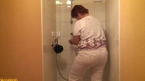 Dressed Under the Bathroom