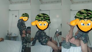 P1Noyarmy's hairy military big dick and blowjob skills will blow your mind!