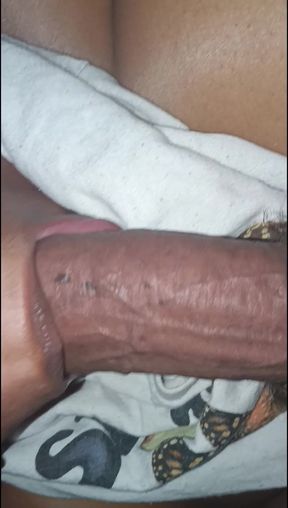 Stuffing Her Throat with Her Tits Out!