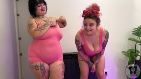 4k bouncing huge boobs jumping tits ass shaking belly fetish