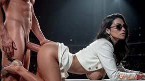 that rich bitch skipped all my classes. so she came to retake the exam, put my dick in her filthy mouth, and spread her legs. [ai]