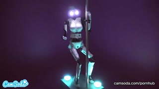 CamSoda - Sex Robot cam girl twerks and orgasms
