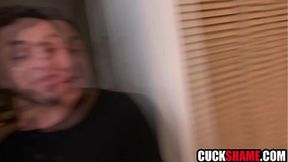 Cuckold hubby watch wife having sex with his buddy