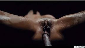 Hot Blonde DP'ed and Extreme Cumflated By Alien Tentacles