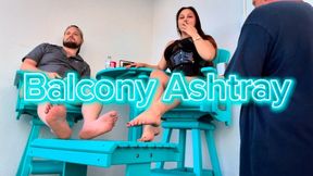 Balcony Ashtray: Ignored by the Smoking Power Couple - MP4 1080p