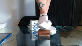 Clean White Nike Ankle Socks, a Klondike Bar, and One Very Dangerous Frozen Foot