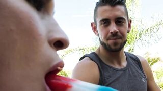 TRANSFIXED - Turned On Dante Colle Replaced Shemale Kami Kartel's Ice Pop With His Dick Then Assfucked Her