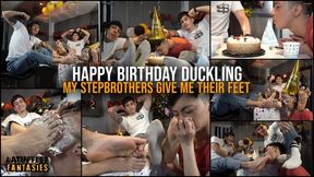 Duckling's birthday | stepbrothers give me their feet | nate x kent x patrick
