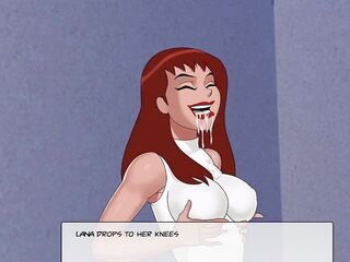 Beauty Model Getting Sprayed By Hot Cum On Her Face - Lana Lang Cell Scenes - Something Unlimited