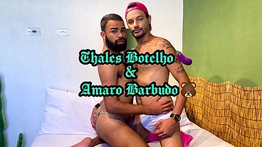 Barbudão tesudo entrando gostoso na pica - Foda completa