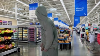 Straight Jock lost a bet and had to jet off in the supermarket
