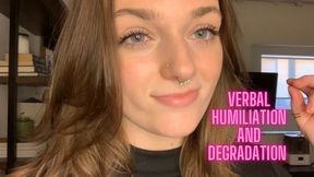 Verbal Humiliation and Degradation - Goddess Worship Gooning Bitch