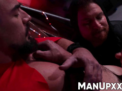 Brad Connors keeps Baxter James on the edge with expert handjob plays