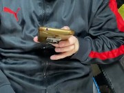 射精したらジャージに精子が付いちゃったよｗ