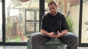 boyfriend Jerking Off on girlfriend But she Caught Him and Join to Handjob and Fuck with Old boyfriend