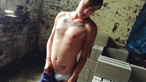 Showing off his ass and much more...