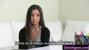 Real lesbian agent straponfucking pussy